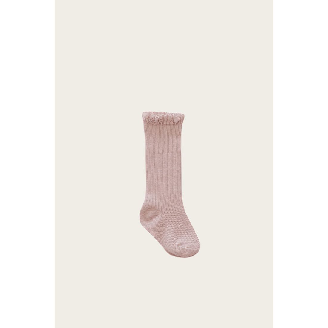 Jamie Kay Rose Dust Frill Socks