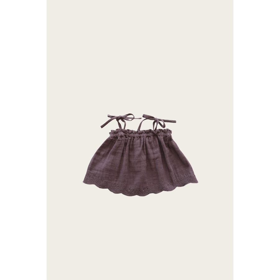 Jamie Kay Wisteria Organic Cotton Muslin Blake Singlet