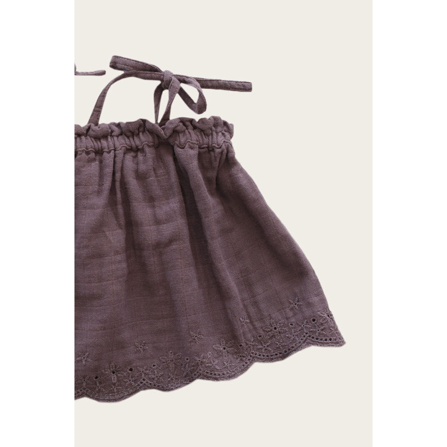 Jamie Kay Wisteria Organic Cotton Muslin Blake Singlet