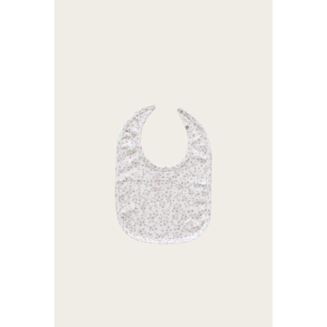 Jamie Kay White Posy Floral Bib