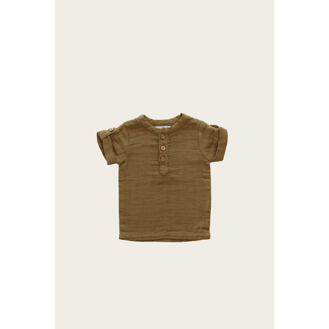 Jamie Kay Gold Organic Cotton Muslin Sammie Top