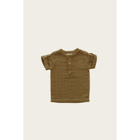 Jamie Kay Gold Organic Cotton Muslin Sammie Top