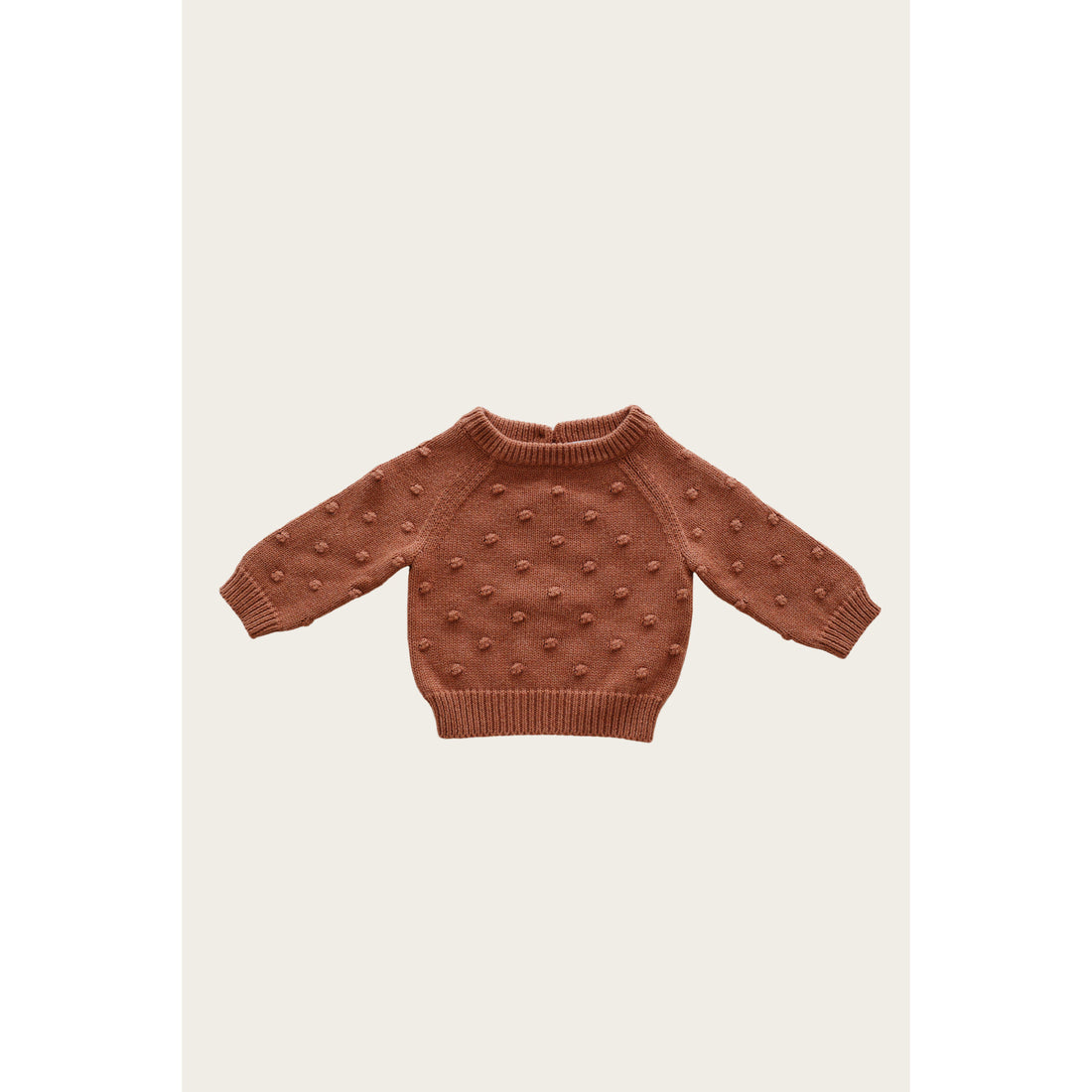 Jamie Kay Copper Marle Dotty Knit Sweater
