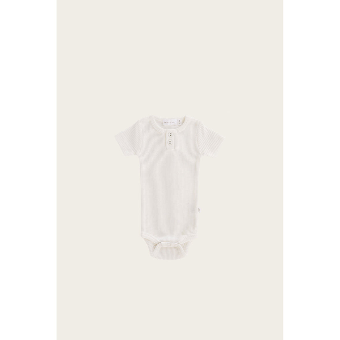 Jamie Kay Organic Essential S/S Bodysuit - Milk