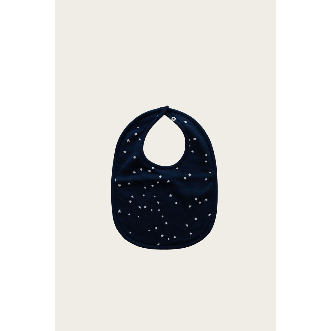 Jamie Kay Organic Cotton Bib - Tiny Stars Black Iris