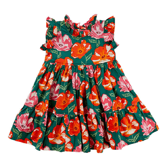 Pink Chicken Evergreen Oversized Floral Jennifer Dress