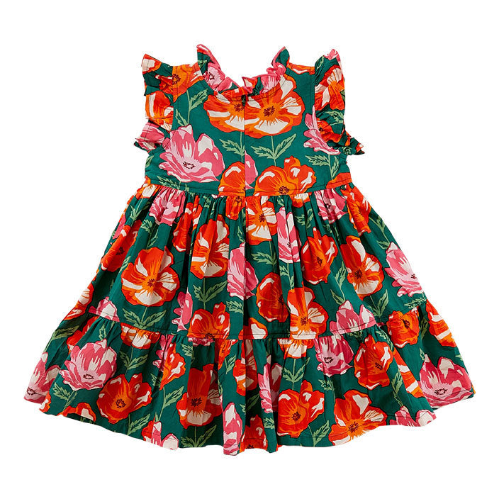 Pink Chicken Evergreen Oversized Floral Jennifer Dress