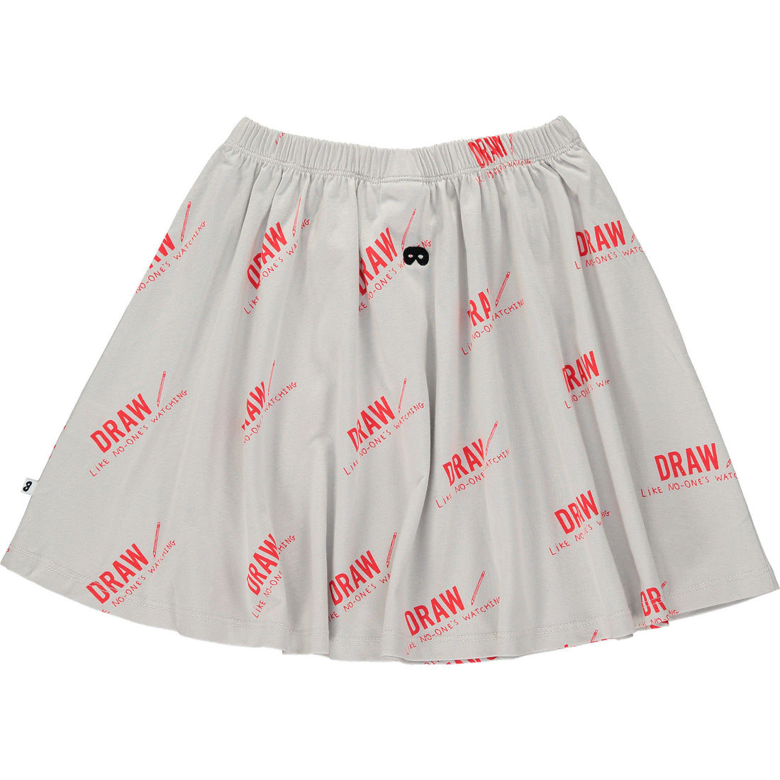 Beau Loves Quiet Grey Draw Skirt
