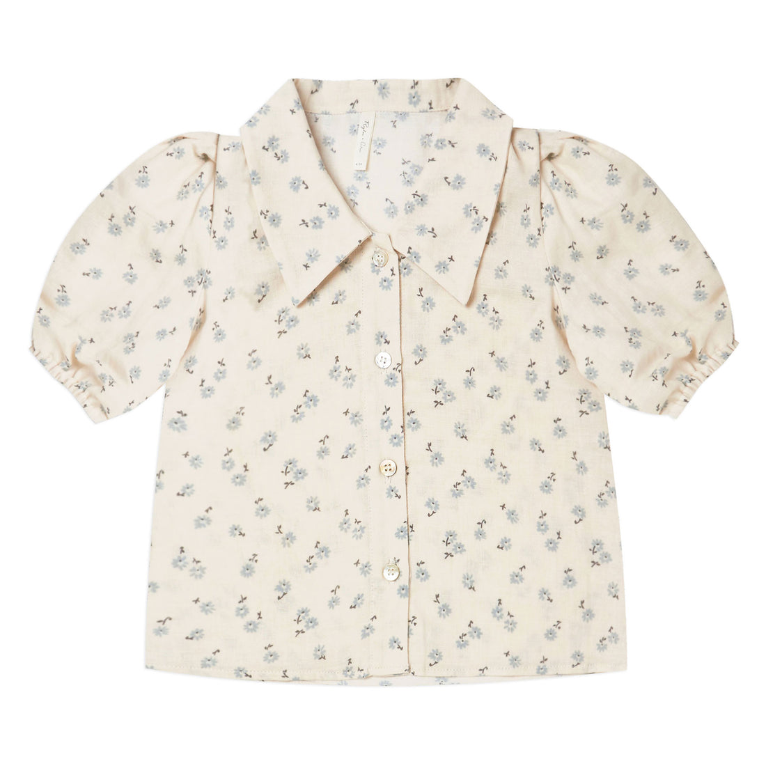 Rylee and Cru Julie Top | Blue Ditsy
