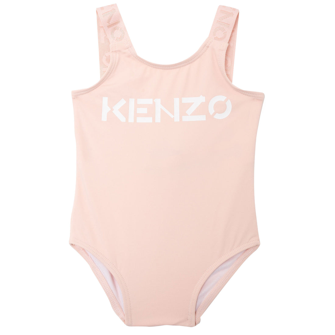 Kenzo Pink Logo Baby Swimsuit