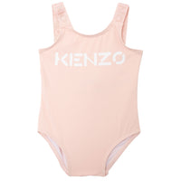 Kenzo Pink Logo Baby Swimsuit