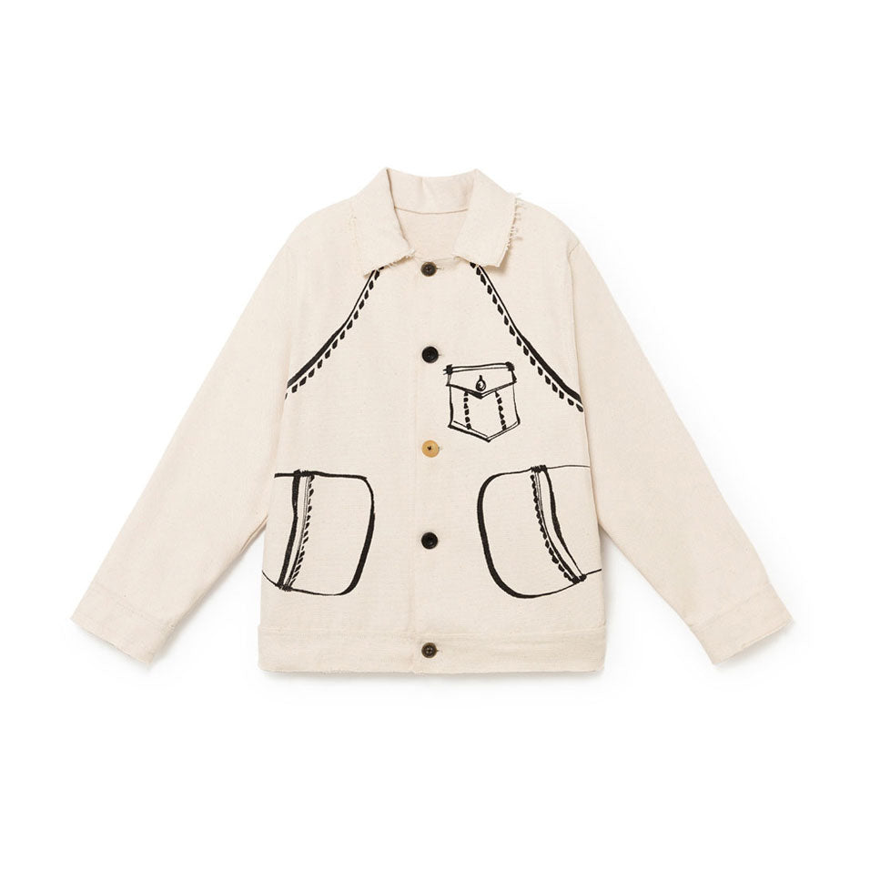 Little Creative Factory Cream Arty Jacket