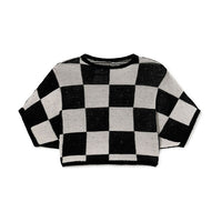 Little Creative Factory Check Tribal Knit Sweater