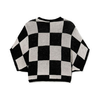 Little Creative Factory Check Tribal Knit Sweater