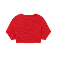 Little Creative Factory Red Kawaii Crop Sweater