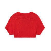 Little Creative Factory Red Kawaii Crop Sweater