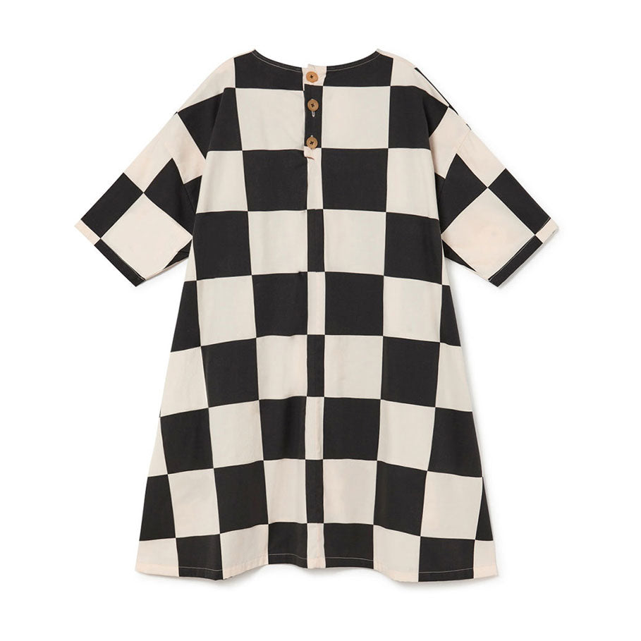 Little Creative Factory Check Tribal Wide Dress