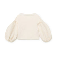 Little Creative Factory Cream Arty Fleece Balloon Crop Top