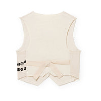 Little Creative Factory Cream Arty Waistcoat