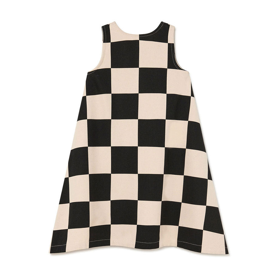 Little Creative Factory Check Heavy Tribal Dress