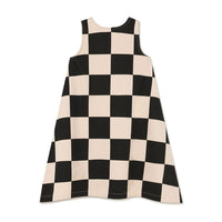 Little Creative Factory Check Heavy Tribal Dress