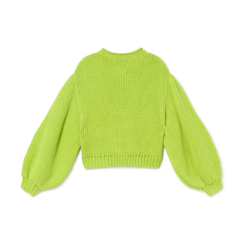 Little Creative Factory Yellow Tricot Balloon Sweater