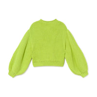 Little Creative Factory Yellow Tricot Balloon Sweater