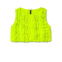 Little Creative Factory Yellow Silhouette Sleeveless Top