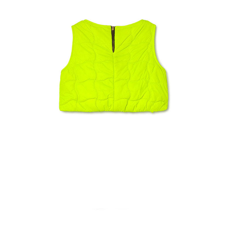 Little Creative Factory Yellow Silhouette Sleeveless Top