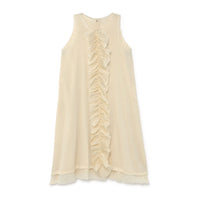 Little Creative Factory Cream Muslin Ruffle Dress