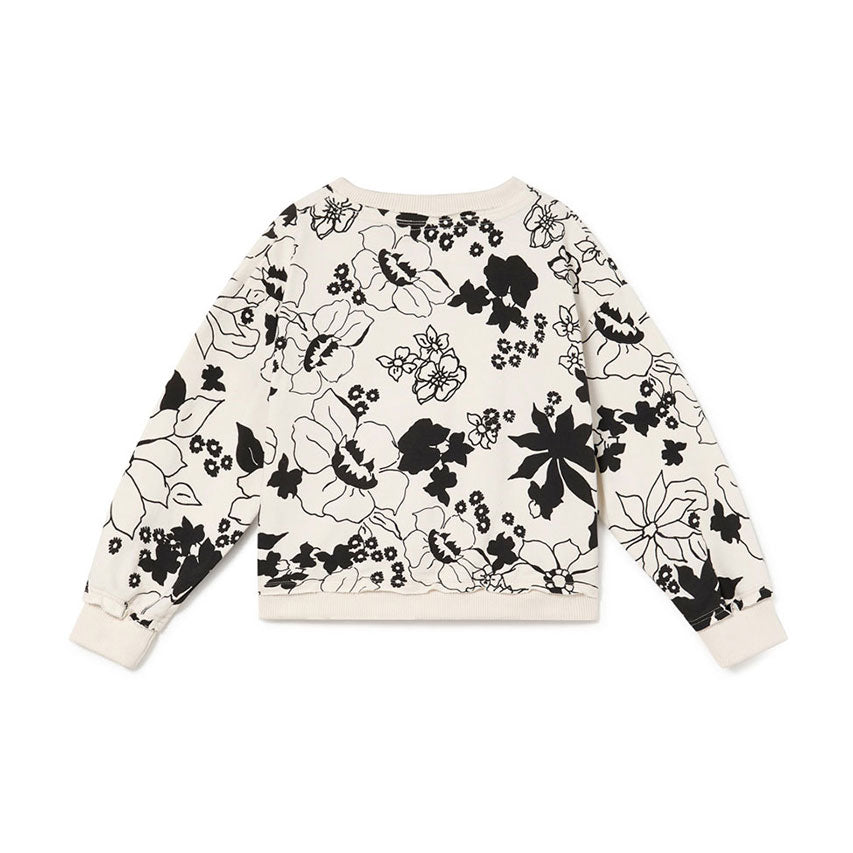 Little Creative Factory Cream Aloha Fleece Sweatshirt