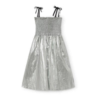 Little Creative Factory Silver Futuristic Strap Dress