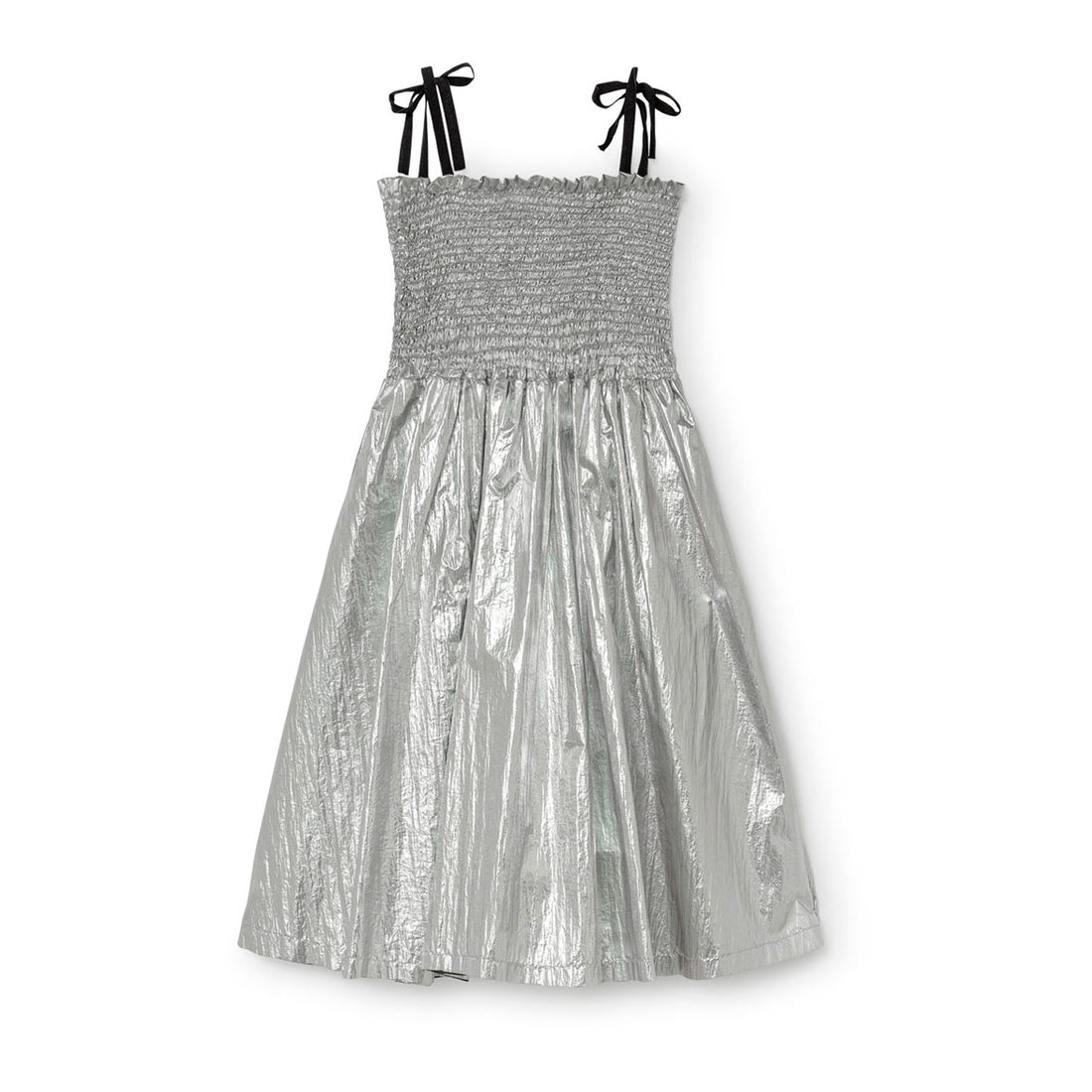 Little Creative Factory Silver Futuristic Strap Dress