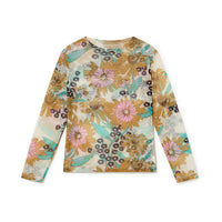 Little Creative Factory Flower Print Soft Hawaii Stretch Top