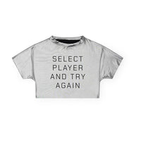 Little Creative Factory Silver Soft Futuristic Crop Top