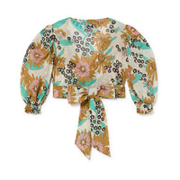 Little Creative Factory Flower Print Hawaii Blouse