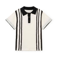 Little Creative Factory Cream Soft Mod Stripey Polo