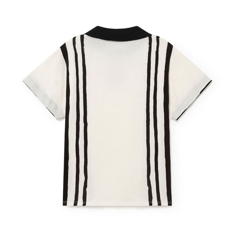 Little Creative Factory Cream Soft Mod Stripey Polo