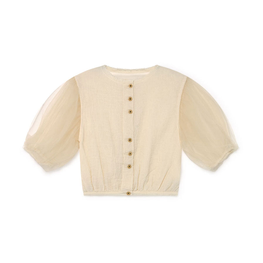 Little Creative Factory Cream Muslin Fairy Blouse