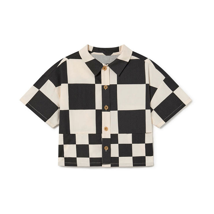 Little Creative Factory Check Tribal Boy Shirt