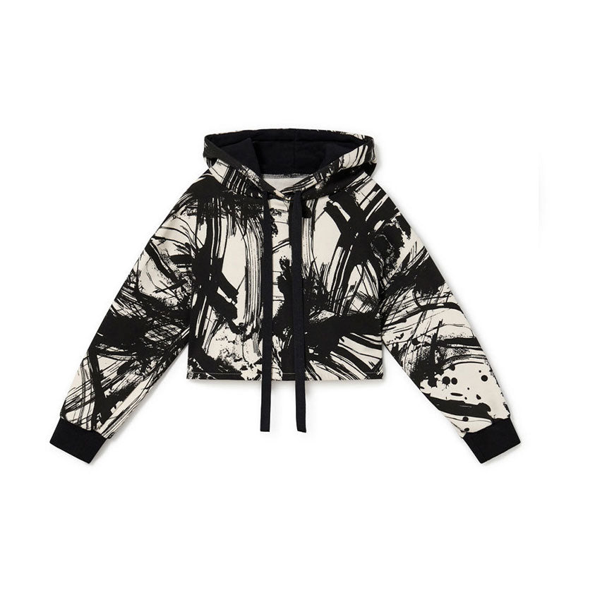 Little Creative Factory Recycled Hooded Crop Top