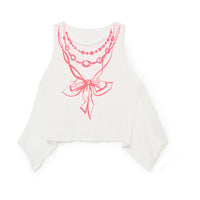 Little Creative Factory Cream Soft Arty Uneven Vest