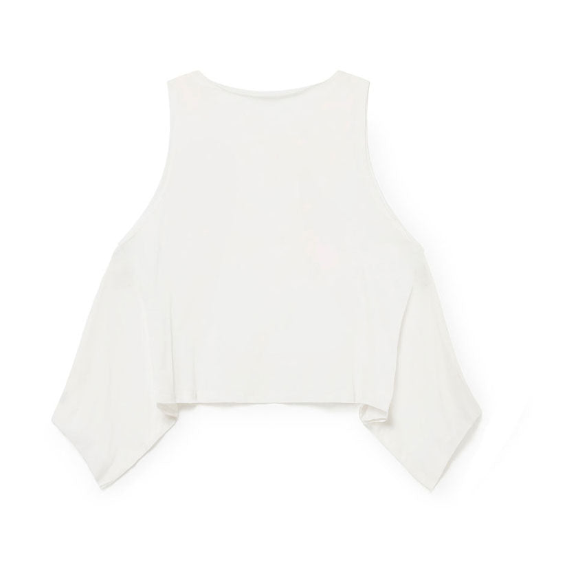 Little Creative Factory Cream Soft Arty Uneven Vest