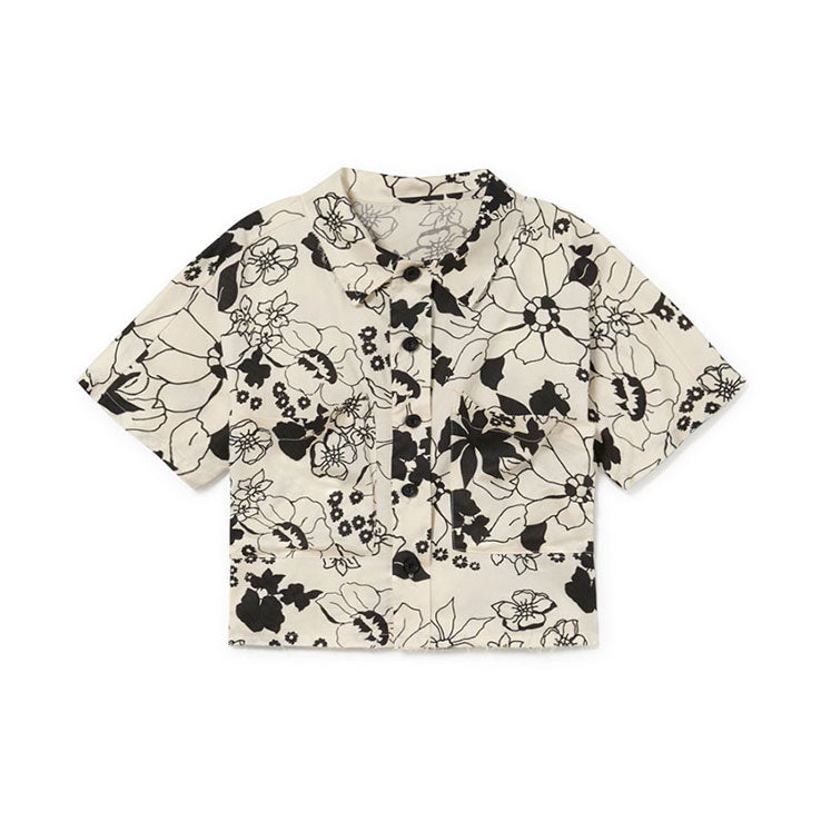 Little Creative Factory Cream Aloha Boy Shirt