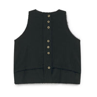 Little Creative Factory Black Muslin Ruffle Sun Top