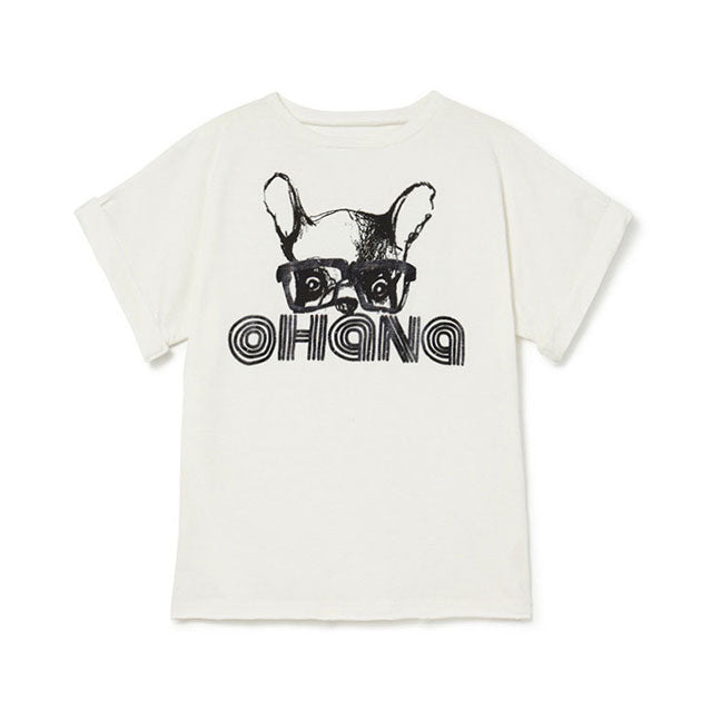 Little Creative Factory White Soft Ohana Dog T-Shirt