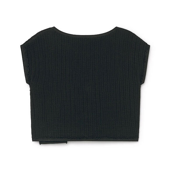 Little Creative Factory Black Quilted Crop Top