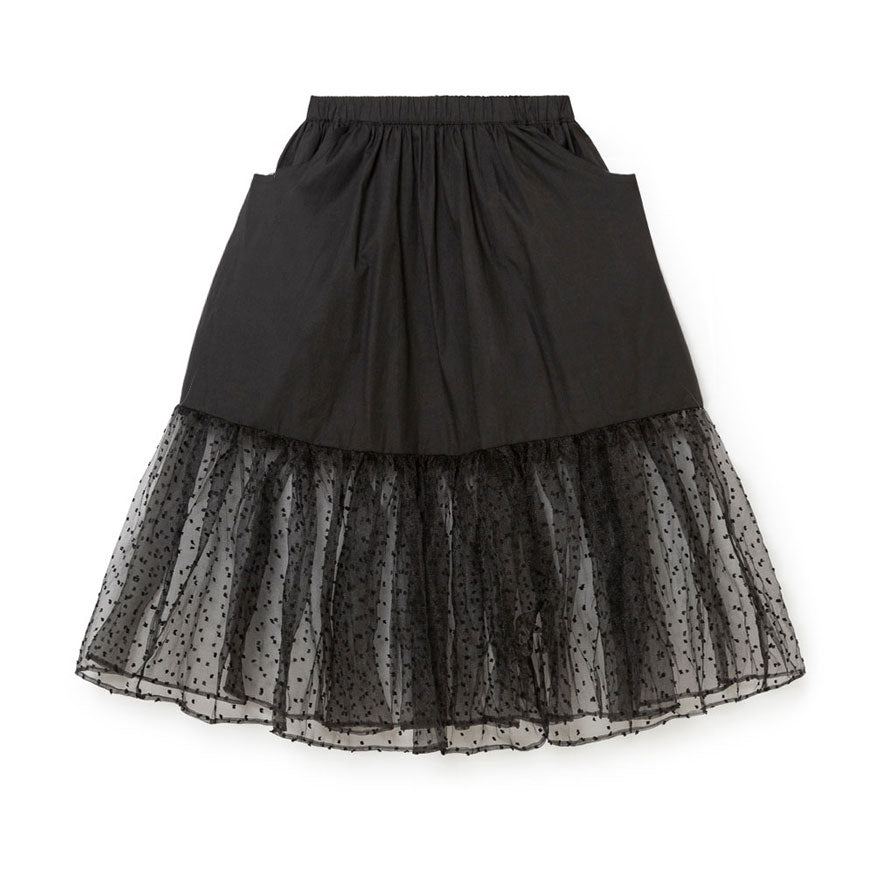 Little Creative Factory Black Goth Tulle Bottom Skirt