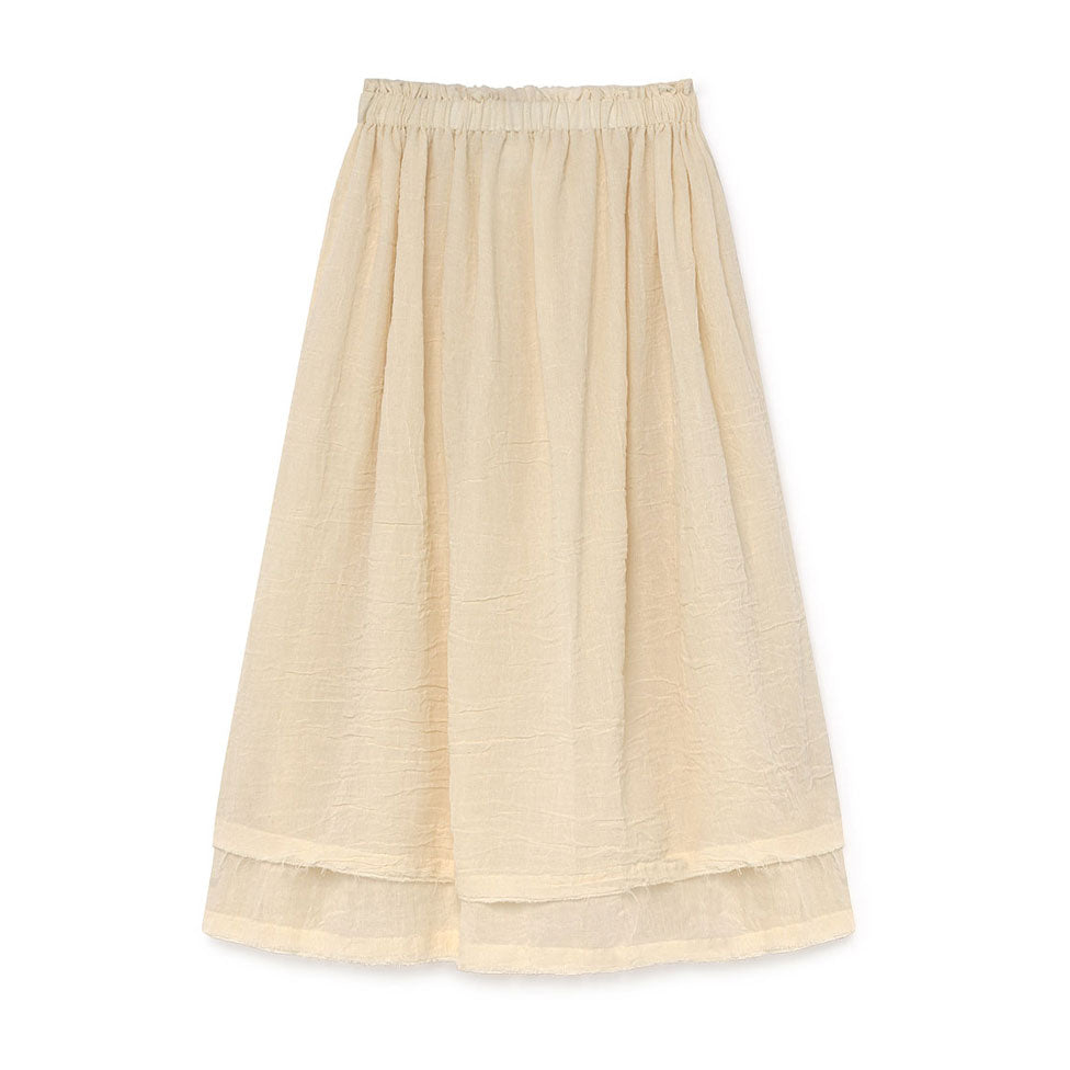 Little Creative Factory Cream Muslin Ruffle Skirt