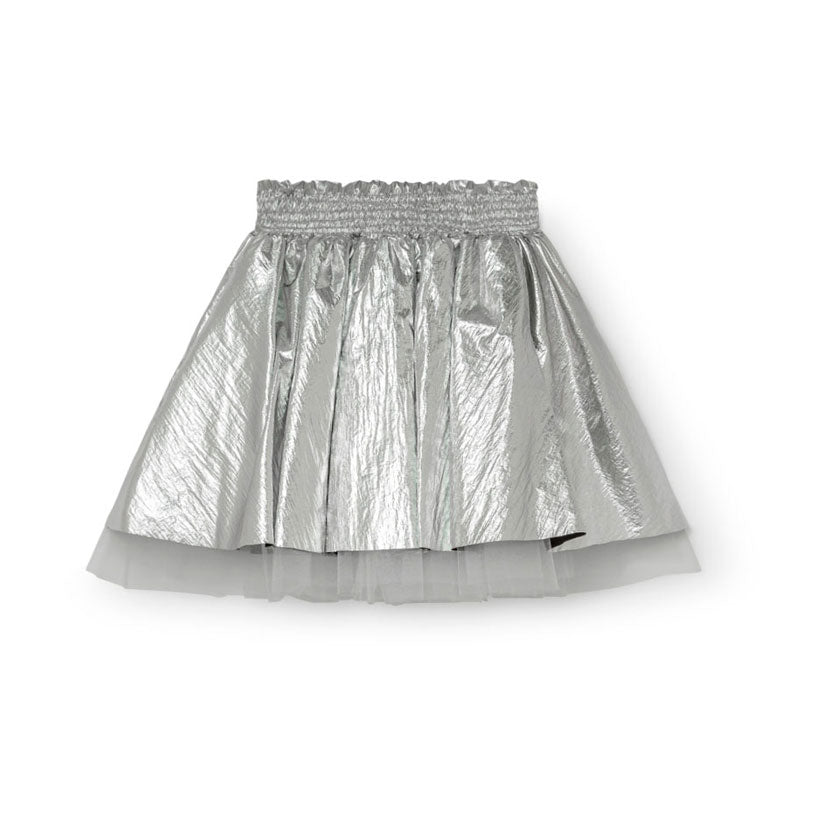 Little Creative Factory Silver Futuristic Mini Skirt